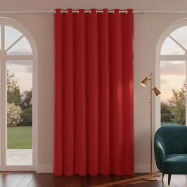 Imagem de Cortina Folha Única Microfibra 1,50m x 2,20m Ideal para Porta Janela D