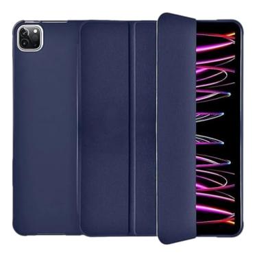 Imagem de WIWU iPad Classic II Case 10.2"/10.5" – Capa de Silicone Azul Escuro, Proteção Anti-Impacto, Bordas Elevadas, Encaixe Preciso, Design Premium Moderno e Sofisticado, Durável e Segura