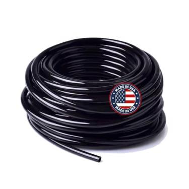 Imagem de Tubo de irrigação por gotejamento premium de 1/10.2 cm feito nos EUA, para gotejadores de irrigação, emissores de gotejamento e sistemas de gotejamento - polietileno (funciona com gotejamento de