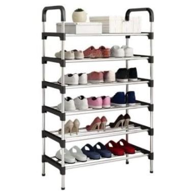 Imagem de Sapateira Desmontável e Multiuso - Organizadora com Múltiplas Prateleiras para Sapatos, Tênis e Itens Diversos(6 andares)