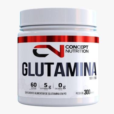 Imagem de Glutamina Concept Nutrition - 300g - Suplemento para Atletas