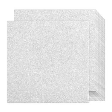 Imagem de Cartolina Goefun Silver Glitter 12x12 280 g/100 lb 24 folhas