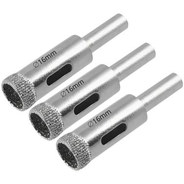 Imagem de Serra Copo Diamantada 16Mm Porcelanato Vidro Mármore 03 Un