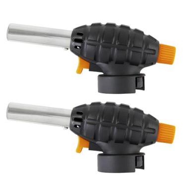 Imagem de Maçarico Gás Butano Ajuste Acendimento Automático C/2 Peças - NAVY+TOO