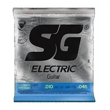 Imagem de Encordoamento Guitarra 010 Sg + 1ª(mi) Extra + Palheta