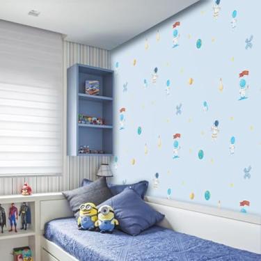 Imagem de Infantil - Papel de Parede Autocolante Quarto Criança Lavável AntiMofo 5 Metros (Espacial)