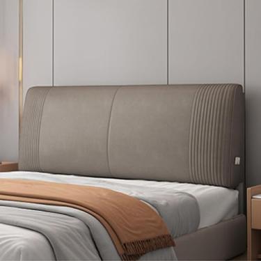 Imagem de Capas De Cabeceira 120cm 150cm 160 Cm 180cm 200cm,cama De Almofada De Leitura,capa De Cabeceira Acolchoada Espessada,capa De Cabeceira Para Cama De Solteiro/casal/kin, Charcoal Gray, 150 * 60 * 10cm
