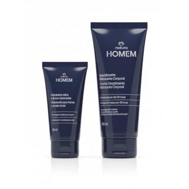 Imagem de Natura Homem Kit Presente com Hidratante Corporal e Creme para Mãos