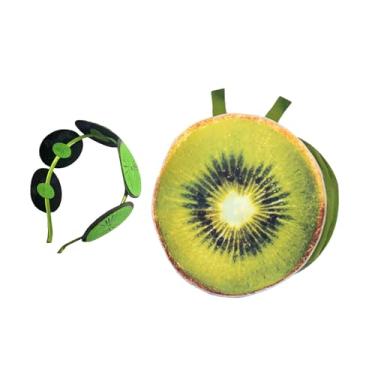 Imagem de Colaxi Fantasia de Frutas com Faixa para a Cabeça para Festas de Aniversário Atividades Festivais, Crianças Kiwis