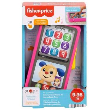 Imagem de Telefone Deluxe de Aprendizagem Rosa Fisher Price Mattel HNM82, Colori