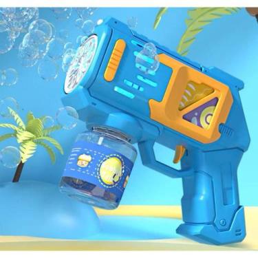 Imagem de Máquina De Bolhas de Sabão 10 Furos Bubble Gum - LJ115 - sem marca, az