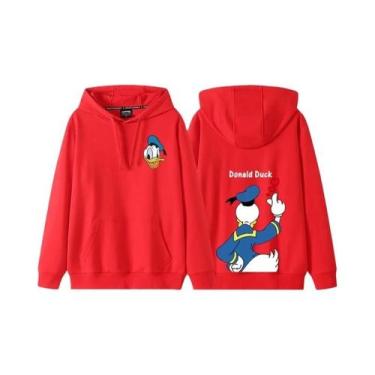 Imagem de Moletom com Capuz Anime Feminino Pato Donald e Margarida - Outono/Inve