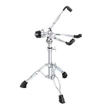 Imagem de Suporte de bateria ajustável com rotação de 180 cm, suporte de tarola dobrável para músicos, altura de 50 a 60 cm, material de liga metálica para prática e desempenho de palco