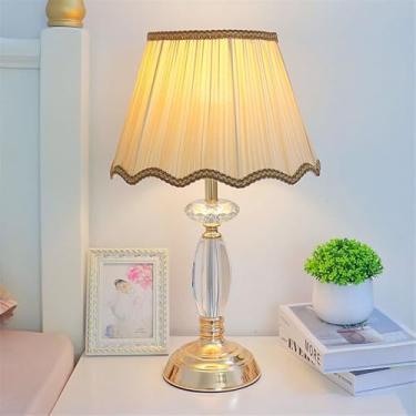 Imagem de Luminária de mesa contemporânea de cristal LED, estilo moderno e criativo, para sala de estar, escritório, casa de campo, hotel, quarto, mesa de cabeceira (Estilo 40)