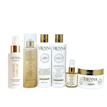Imagem de Vienna Magnific, Kit Magnífico, Todos os 6 Produtos da Linha Magnífica, Fortalecedor, Hidratante, Vegano