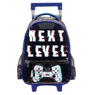 Imagem de Mochila De Rodinhas Escolar Infantil Next Level Vídeo Game
