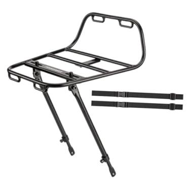 Imagem de simhoa Bagageiro dianteiro para bicicleta, alforje de carga, suporte para bagagem para compras em bicicletas de estrada.