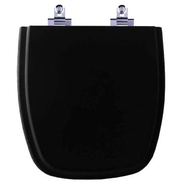 Imagem de Assento Sanitário Laqueado Soft Close Fit Preto Para Vaso Celite