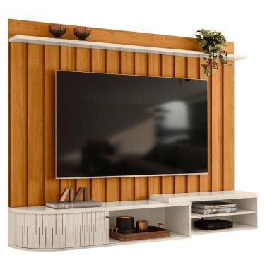 Imagem de Painel Suspenso Tv 75 Polegadas ímola Cinamomo Off White Madetec