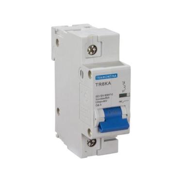 Imagem de Disjuntor Din Monopolar 100A Curva C Tramontina - TR6KA 1P