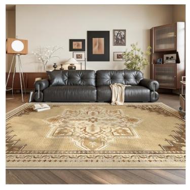 Imagem de SPXMQSS Tapetes para sala de estar, tapete lavável para quarto, macio e antiderrapante, resistente ao desgaste para quarto, sala de jantar, cabeceira, corredor C 120 x 200 cm