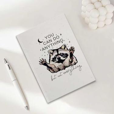 Imagem de Caderno de guaxinim, caderno A5 para anotações de escritório, agenda de 21 x 14,7 cm, agenda, diário de viagem, presentes para amantes de guaxinins - 2