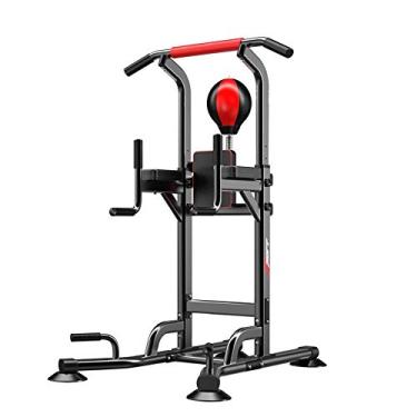 Imagem de Rack de barra paralela única barras de puxar para chão multifuncional doméstico equipamento de fitness interno treinador de sistema de fitness (cor: preto Tamanho: 230 x 75 x 125 cm)