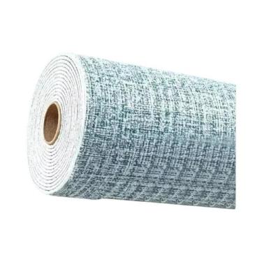 Imagem de Adesivo De Parede Textura De Linho 3D Colorido Impermeável À Umidade D