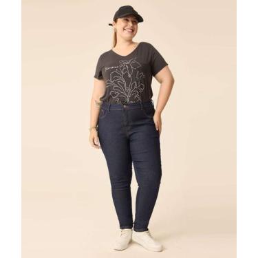 Imagem de Calça Plus Size Feminina Jeans Skinny-70577 - VIZZY JEANS, 50, Jeans a