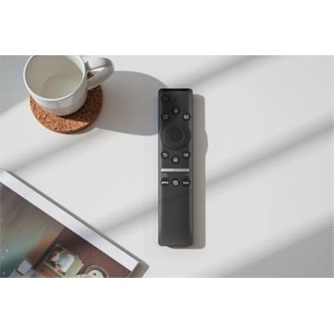 Imagem de Controle remoto de voz universal de substituição BN59-01312A para quase Samsung LCD LED QLED 4K 8K UHD Crystal Frame HDR Curved Smart TV Q60 Q70 Q80 Q90 8 Series 9 Series TU8000 AU8000 CU7000 CU7000