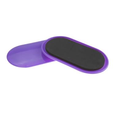 Imagem de MotiveTech Conjunto de 2 Discos Deslizantes Core Sliders, Compactos para Treinamento de Força, Ideais para Iniciantes E Exercícios Abdominais No Chão, Almofadas, violeta