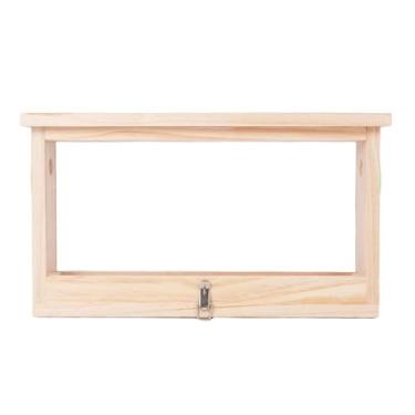 Imagem de Estink Caixa de Colmeia Caixa de Abelhas Mel Caixa de Abelhas Caixa de Criação de Abelhas Com Placa Acrílica Dupla Face Colmeia de Observação Em Madeira Aberturas para Iniciantes