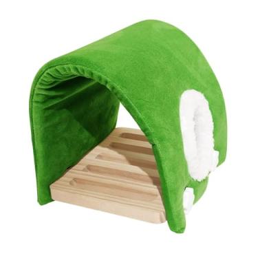 Imagem de IEUDNS quente de inverno para papagaios, cama aconchegante para dormir, esconderijo para calopsitas e cacatuas, L