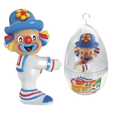 Imagem de Bonecos Patati E Patata Palhaços Em Vinil Macio Agarradinho No Ovo Pre