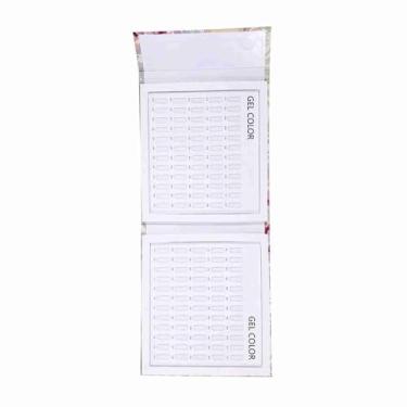 Imagem de Generic Livro de Cartão de Exibição de Cores de Gel de Esmalte de 120 Slots Com Fecho Magnético, Prateleira de Exibição de Arte de Unhas Fácil de Usar e que Economiza Espaço para Armazenamento de Pontas de Unhas, Perfeita para Uso Em Salão de Beleza (Livro de cartões de cores padrão)