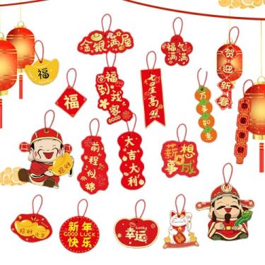 Imagem de Decorações de Ano Novo Chinês 2026, Pingentes Decorativos Penduráveis | Kit de Decorações Chinesas, para Férias em Casa, Artigos de Festa Sala de Estar Primavera Festival Parede