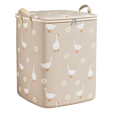 Imagem de Generic Saco para guardar edredom, roupa suja, cobertor, travesseiro e roupa de cama, Beige 180 L