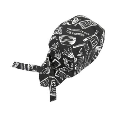 Imagem de Chapéu De Chef Pirata Ajustável Unissex Para Trabalho Em Restaurante, 