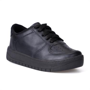 Imagem de Tênis Feminino Infantil Recortes Casual Cano Curto Baixo-Feminino