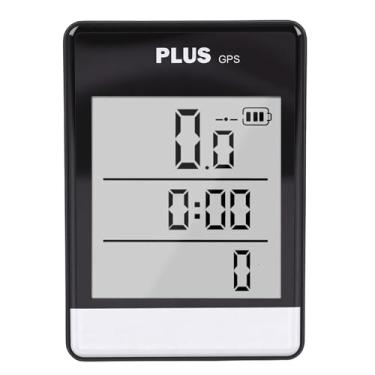 Imagem de Asixxsix GPS bicicleta computador, Velocidadômetro de ciclismo sem fio com tela LCD retroiluminada de 3,26 polegadas, Modo de sono automático, Odômetro de bicicleta à prova de água IPX6