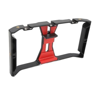 Imagem de Zopsc Estabilizador de Plataforma de Telefone, Gaiola de Coelho Portátil para Celular Profissional Com Portas de Parafuso de 5 1/4 Polegadas e 2 Portas de Sapata Fria, para Retrato de