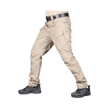 Imagem de Calça Cargo Tática Masculina 6XL - À Prova D'Água com Vários Bolsos El