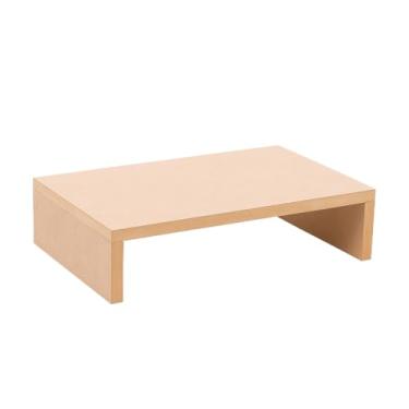 Imagem de Suporte Para Monitor e Notebook Apoio de Mesa MDF stand desk(MDF CRU NATURAL)