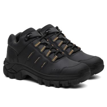 Imagem de Bota Adventure De Trilha de Couro Masculina Leve e Confortável Ideal para Trabalho e Lazer-Masculino