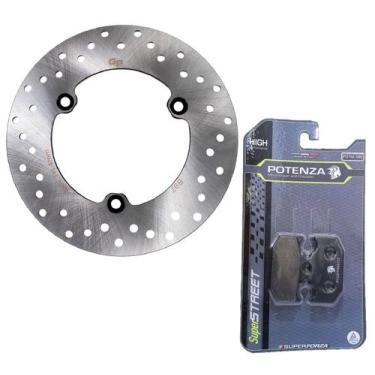 Imagem de Disco de Freio Traseiro Fz25 250 Abs Com Pastilhas Potenza - GP7 / POT