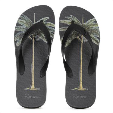 Imagem de Chinelo Reserva Palmeira Preto - Masculino-Masculino