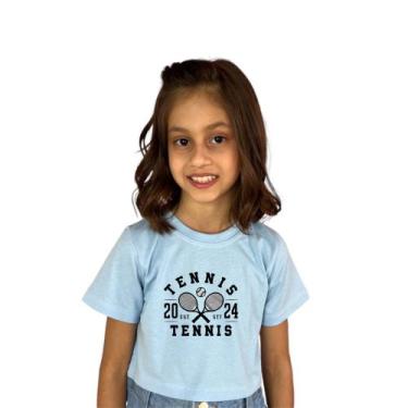 Imagem de Cropped Infantil Feminino Modinha Blogueira Cropped Estampa Da Moda - 