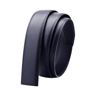 Imagem de Cinto Masculino De Couro Genuíno Em Couro De Vaca Sem Fivela Estilo Co