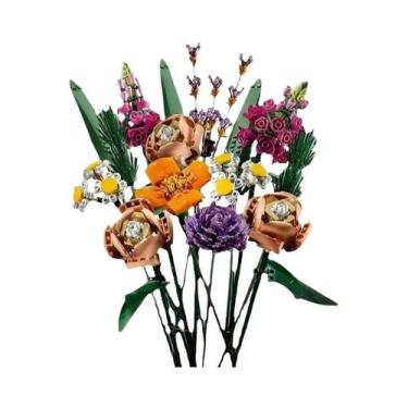 Imagem de Bouquet De Flores Eternas Blocos De Montar Brinquedo Bonsai Presentes 