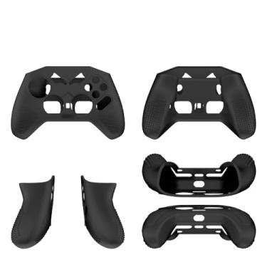 Imagem de Capa de silicone antiderrapante para controle FLYDIGI Vader 4 Pro, capa de silicone (preto)